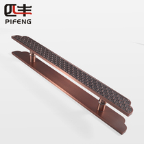 Door handle bronze wooden door handle to open door push and pull glass door large handle frame door armrest