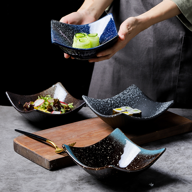 Creative Day Style Ceramic Cool Small Dish sauces Sauces Oil Sauces Special Sauces Small Sauces Deep Pan Dessert Snack Dish-Taobao