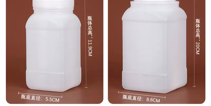 100ML1000ml 500g chai nhựa mẫu chai phụ chai tốt nghiệp chai bán thấm đại lý chai miễn phí vận chuyển thuốc nhỏ mắt của mèo