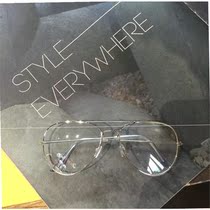 Proximity glasses 0-600 degrees Korean version of plain glasses frame retro Harajuku men and women Net red stars with tide eyes