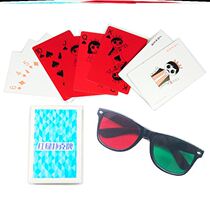  Amblyopia training toy red and green playing cards to suppress simultaneous vision Red and green glasses Childrens strabismus amblyopia correction