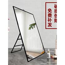Bathroom wall-mounted vanity mirror desktop vanity mirror can be hung for home student dormitory desktop wall-mounted mirror
