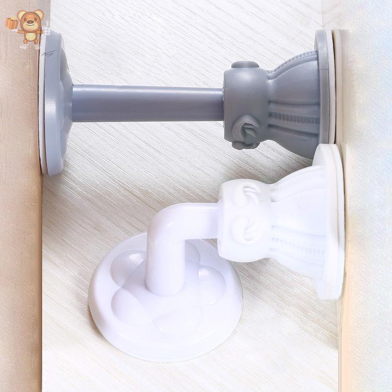 No-empty door suction-free punch-free toilet door anti-collision negative film house door touch-absorbing iron bathroom thickened wall