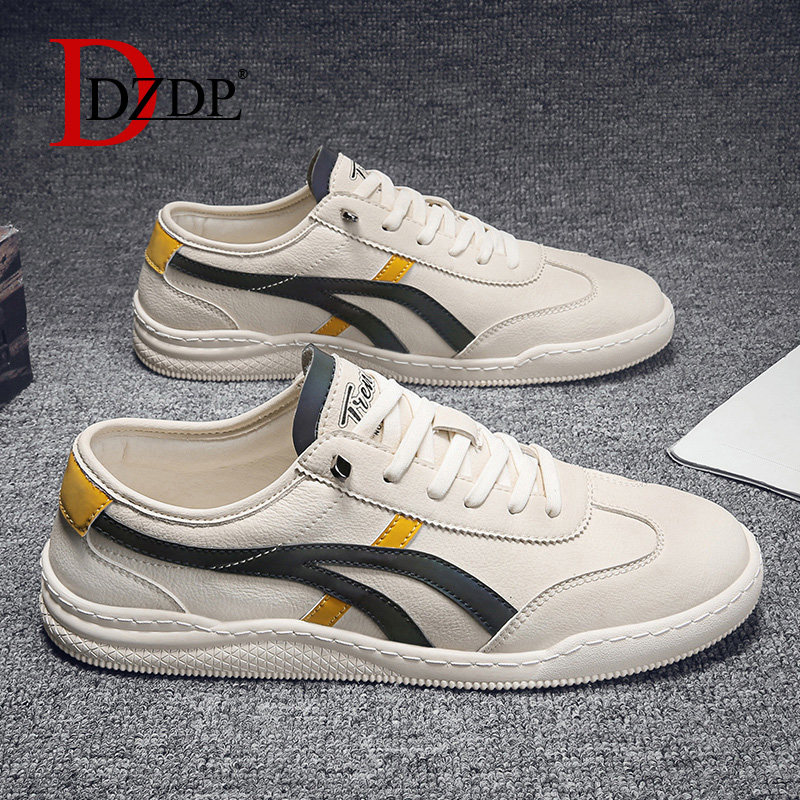 Men Shoes Spring Board Shoes Han Edition Trend Little White Shoes Summer Breathable Sports Casual A Foot Pedal Retro Agantide Shoes