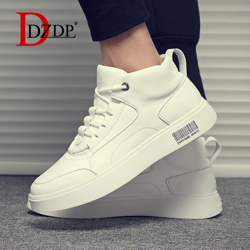 Men's shoes 2021 autumn new small white shoes Korean version of the trend in the tube casual shoes youth all-match high-top men's trendy shoes