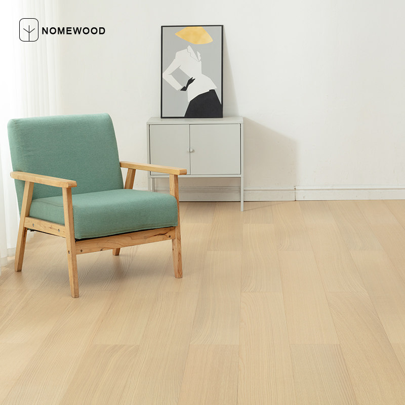 European imported oak multilayer solid wood composite floor full birch wood base material original wood color floor grey 0 without a scar