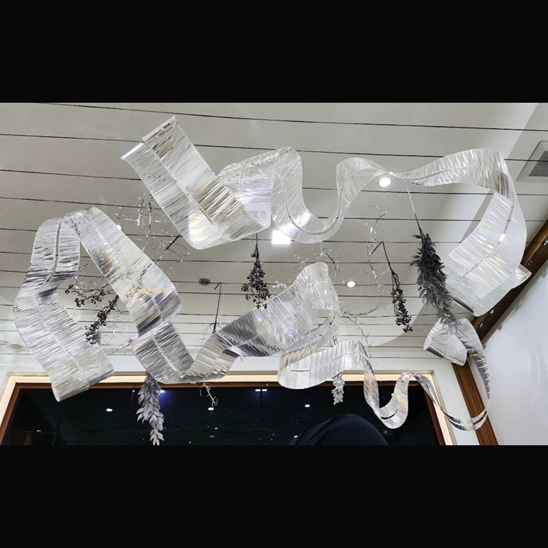 Translucent crystal floating with wedding celebration stage festivities Ceiling Suspended Ceiling Pendant Decoration Mall Shop Window Arrangement