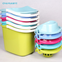 Camellia bucket Cleaning bucket Tow bucket thickened bucket Plastic bucket Wash mop bucket bucket bucket 17L