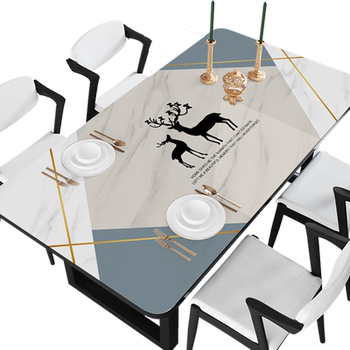 Haijiang imitation marble pvc waterproof and oil-proof table mat Haijiang imitation marble pvc waterproof and oil-proof table mat