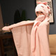 Cartoon warm shawl nap cloak lazy blanket cute female cloak style office air conditioner winter season blanket