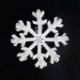 老丈人 Рождественская декоративная белая симуляция Трехмерные таблетки снежинки Свадебная снежная сцена реквизит для заправки Фестиваль вечеринки вечеринки