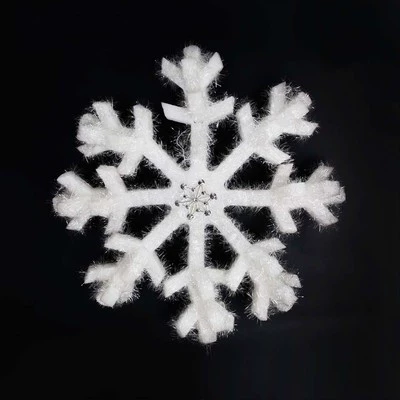 老丈人 Рождественская декоративная белая симуляция Трехмерные таблетки снежинки Свадебная снежная сцена реквизит для заправки Фестиваль вечеринки вечеринки