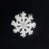 老丈人 Рождественская декоративная белая симуляция Трехмерные таблетки снежинки Свадебная снежная сцена реквизит для заправки Фестиваль вечеринки вечеринки