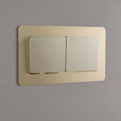 Switch frame set double-link home modern minimalist creative decorative wall sticker 86 type does not hurt the wall acrylic protective cover