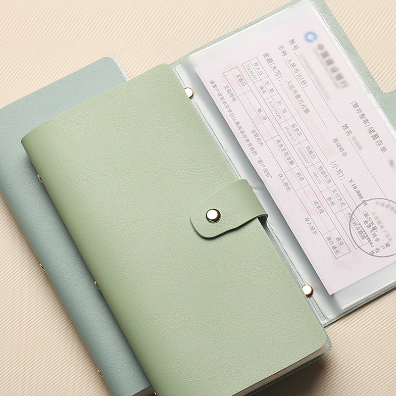Regular deposit list containing this bill bank deposit single clip check containing multifunctional bankbook integrated bag protective sleeve-Taobao
