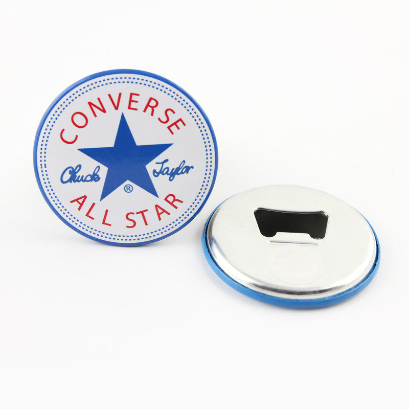 58MM Magnet Bottle Opener Material Horsemouth Iron Magnetic Personality Fridge with Consumable Advertising Small Gift 100 sleeves