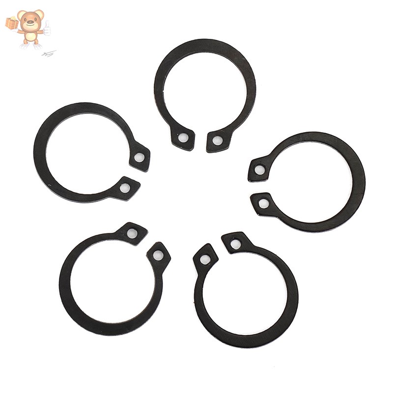 65mn manganese shaft A-type external card shaft with snap ring bearing snap ring elastic C-type snap ring snap C-type snap ring GB894
