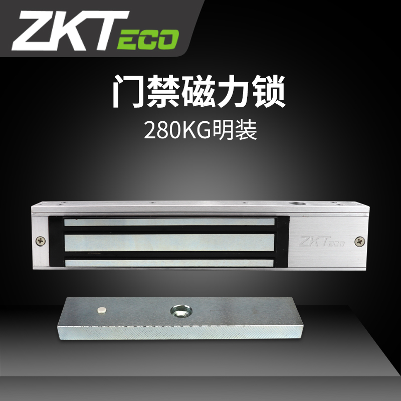 ZKTeco Entropy ZL-280S Single Door Magnetic Lock 280KG Access Control System 12v Clean Electromagnetic Suction System