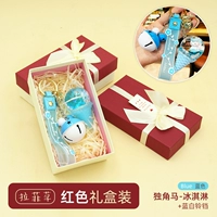 Синий колокольчик для мороженого, подарочная коробка