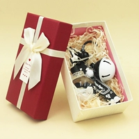 Черная лампочка, колокольчик, подарочная коробка