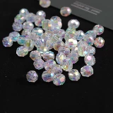 8 мм 36-сечения цветных угловых шариков Полигональные шарики не очищают кожу и цвет. Сумки продаются фунтом