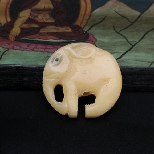 16*17MM hand-carved three-dimensional elephant Buddha beads accessories