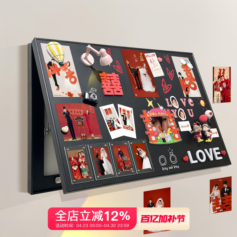 2026 New Magnetic Meter Box Decorative Painting, Entrance Distribution Box Cover, DIY Photo Wedding Room Decoration Hanging Painting