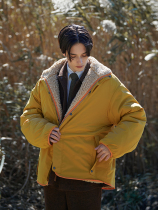 EviStub 21FW double face wearing winter lamb suede outdoor function day series retro cotton suit jacket Cityboy