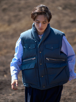 Evi Stub 21FW upright collar white duck suede thickened warm days retro light outdoor down Machia Cityboy