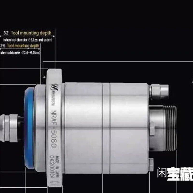 中西nakanishi NRAF-5080高速静压气浮电主轴,2026年精密磨削还值得投入吗?