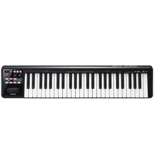 Roland Roland A49bk/WH Portable Professional Professional Controller Midi -клавиш