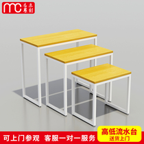 Mingchuang style Youpin shelf High and low water table Multi-functional display cabinet Stationery Pet bag toy display shelf