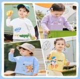 Детская футболка, базовый приятный телу лонгслив, весенняя хлопковая демисезонная осенняя толстовка для раннего возраста для девочек