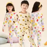 Детская пижама, детский комплект, осеннее термобелье подходит для мужчин и женщин