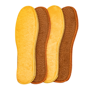 冬季加厚加绒黄金绒保暖鞋垫*3双