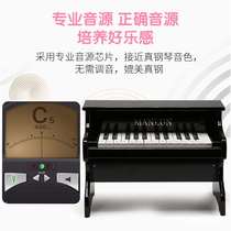 New key childrens piano toy 25 mini teaching small steel beginner wooden baby baby early age gift can play the piano