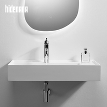 hidenana wall-mounted above-ground basin washbasin single and double basin artificial stone integrated basin basin washbasin washbasin