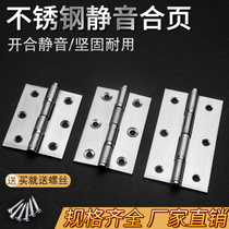 Cabinet door stainless steel flat open mini mini silent bearing small hinge 2 inch hinge door and window folding hinge box