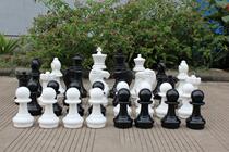 Chess Outdoor Park Large Chessboard King High 30cm Pawns Chessboard Suit Kindergarten Stadium Chess