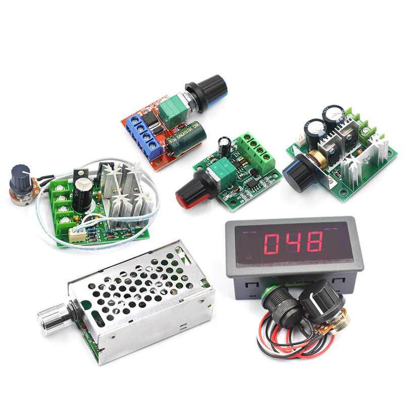 PWM new DC motor 5V-35 switch LED dimming speed control module 23A5A15A