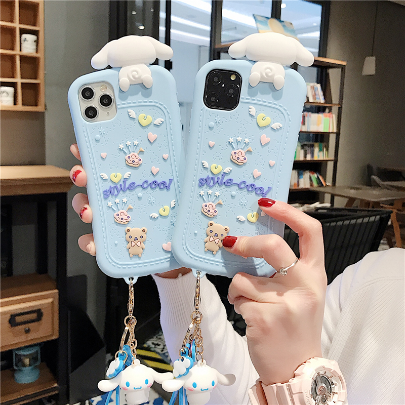 Applicable iPhone12promax personality Apple 13 mobile phone protective shell cute super cute teenage girl anti-fall silicone soft shell
