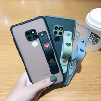 Suitable for Huawei mate20 mobile phone shell caring wristband bracket mate20pro soft silicone gel frosted transparent m20 full-pack lens Por anti-fall housing m20pro female boomer