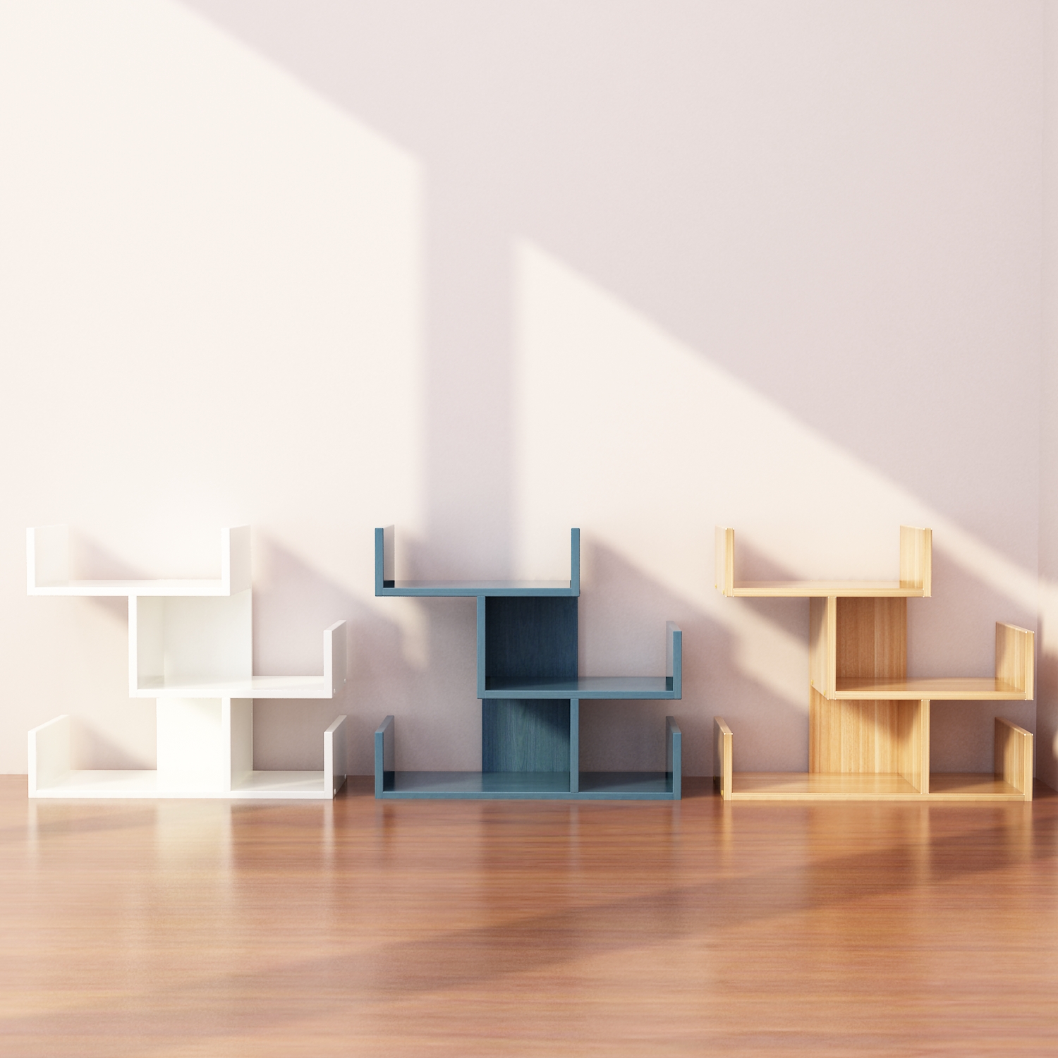 Simple table small bookshelves Children's desktop nets Red shelves Home bookcase minimalist Office accommodating cabinets Provincial space-Taobao