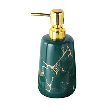 Light and luxurious plate room INS bathroom body lotion Bath Lotion Bottle lotion Pressed Bottle Toilet Ceramic Handwashing Liquid Bottle