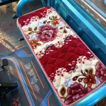 Electric Vehicle Three-wheeler Quadricycle Cushion Autumn Winter Plus Cotton Thickened Cushion Warm Cushion Plush Cushion