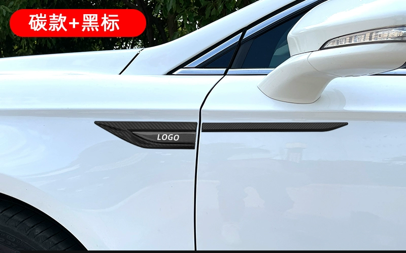 Áp dụng cho Toyota Corolla Dán tấm lá bên tiêu chuẩn Rồng Châu Á Xinrong dán tem sửa đổi trang trí tiêu chuẩn thân xe RAV4 nẹp cao su cửa kính gioăng cao su cửa