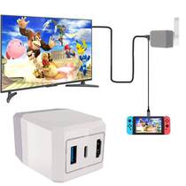 JYS original switch base video converter charging NS host connected to TV TV base Portable multi-function charger NS while charging and playing for two in a row