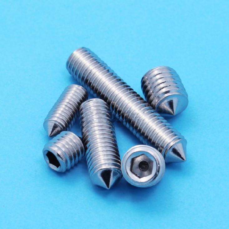 M3M4M5M6M8M10 stainless steel 304 compact screw machine rice screw pointed top silk without head socket-Taobao