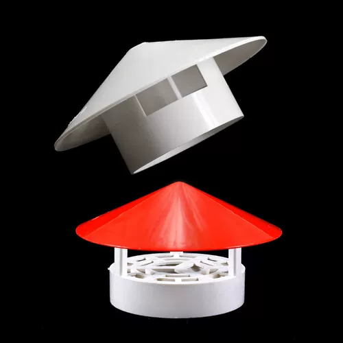 50 75 110 160 Практическая крыша пластиковая ПВХ дождевая капля для вентиляции шляпа вентиляция вентиляция