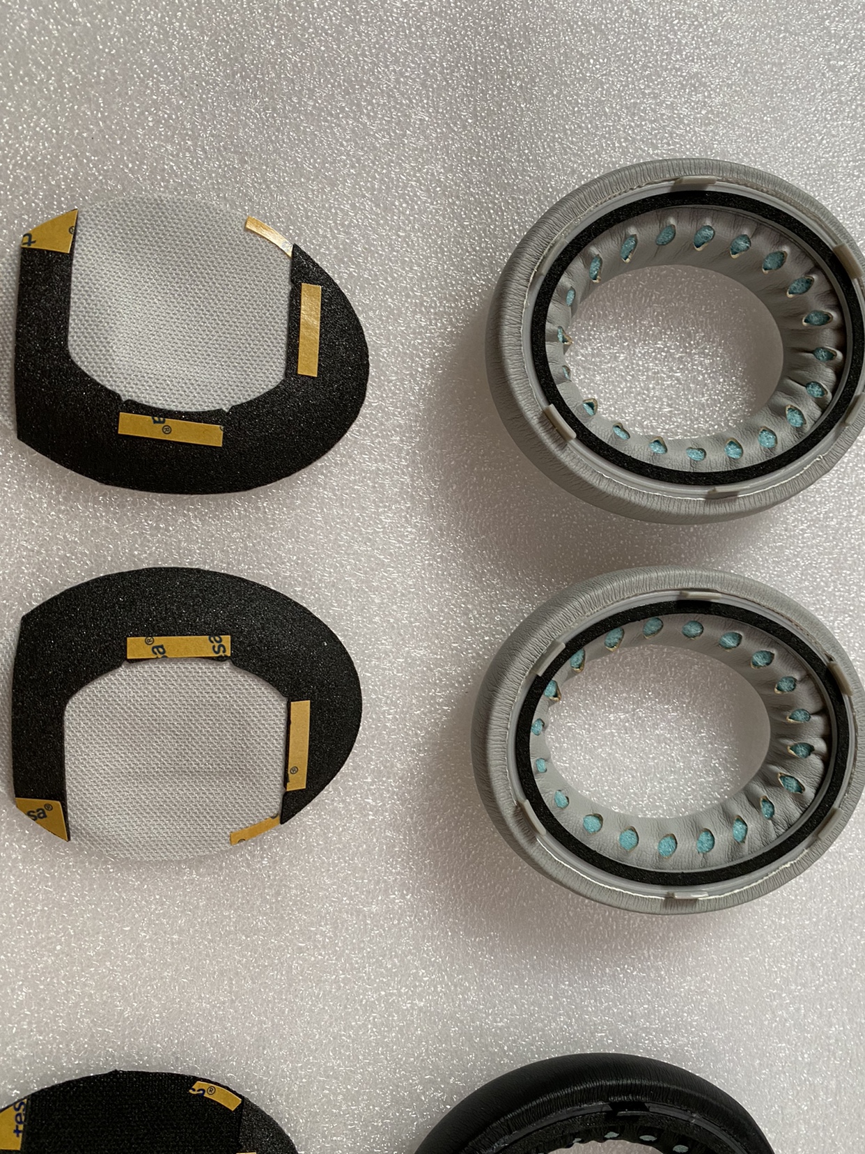 BOSE N700 Bluetooth Noise Canceling Headphones Original Earmuffs Earmuffs High Protein Lambskin Gray Black